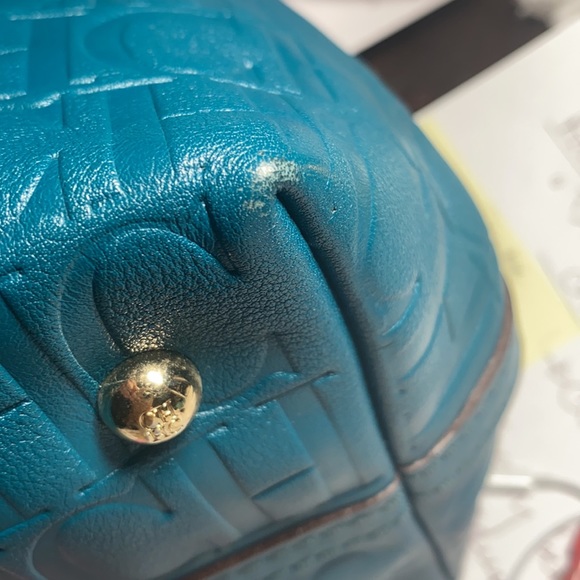 Carolina Herrera Teal Matryoshka with Charm NEW - Picture 12 of 15